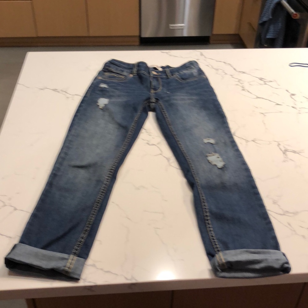 Boyfriend distressed jeans